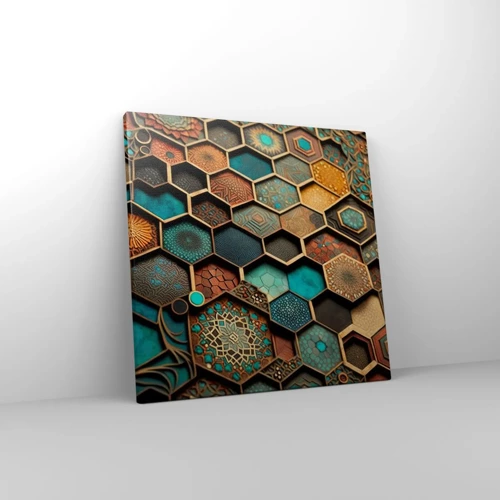 Bild auf Leinwand - Leinwandbild - Arabische Ornamente – Variation - 40x40 cm