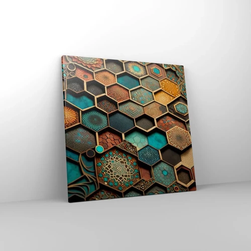 Bild auf Leinwand - Leinwandbild - Arabische Ornamente – Variation - 50x50 cm