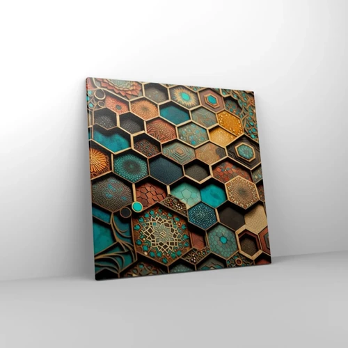 Bild auf Leinwand - Leinwandbild - Arabische Ornamente – Variation - 60x60 cm