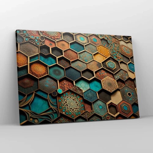 Bild auf Leinwand - Leinwandbild - Arabische Ornamente – Variation - 70x50 cm