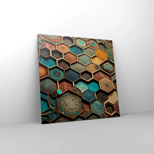 Bild auf Leinwand - Leinwandbild - Arabische Ornamente – Variation - 70x70 cm