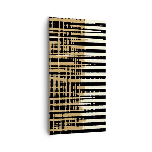Bild auf Leinwand - Leinwandbild - Architektonische Abstraktion - 65x120 cm