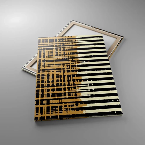 Bild auf Leinwand - Leinwandbild - Architektonische Abstraktion - 70x100 cm
