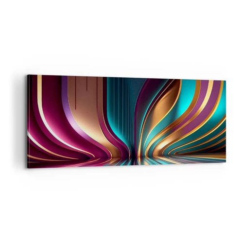 Bild auf Leinwand - Leinwandbild - Architektur des Lichts - 100x40 cm