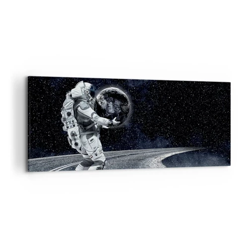Bild auf Leinwand - Leinwandbild - Auf der Milchstraße - 120x50 cm