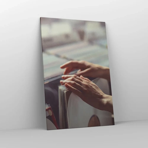 Bild auf Leinwand - Leinwandbild - Auf der Suche nach Emotionen - 80x120 cm