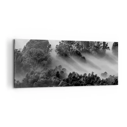 Bild auf Leinwand - Leinwandbild - Aufstehend aus dem Schlaf - 100x40 cm
