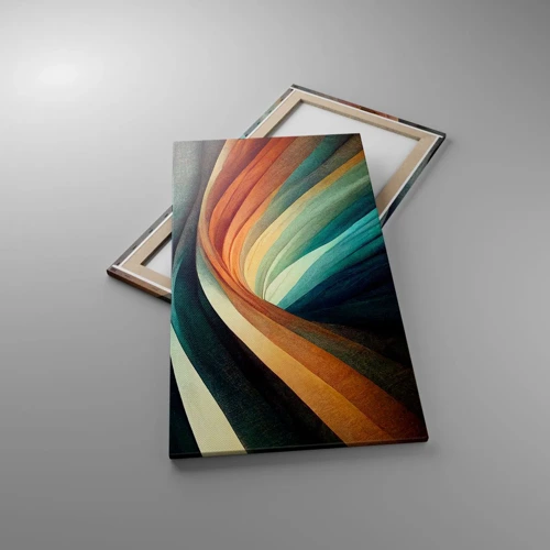 Bild auf Leinwand - Leinwandbild - Aus Farben gewebt - 55x100 cm
