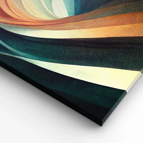 Bild auf Leinwand - Leinwandbild - Aus Farben gewebt - 55x100 cm