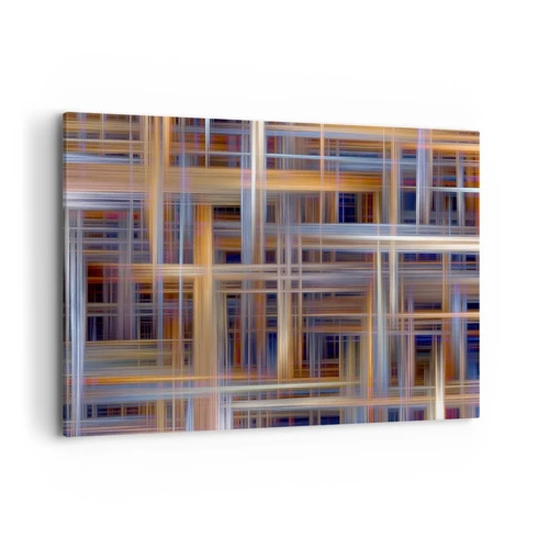 Bild auf Leinwand - Leinwandbild - Aus Licht gewebt - 120x80 cm