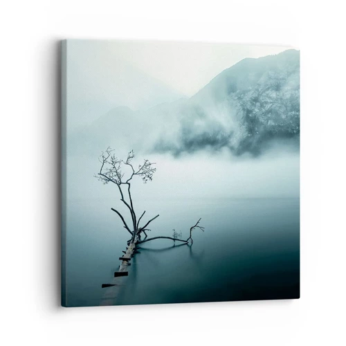 Bild auf Leinwand - Leinwandbild - Aus Wasser und Nebel - 30x30 cm