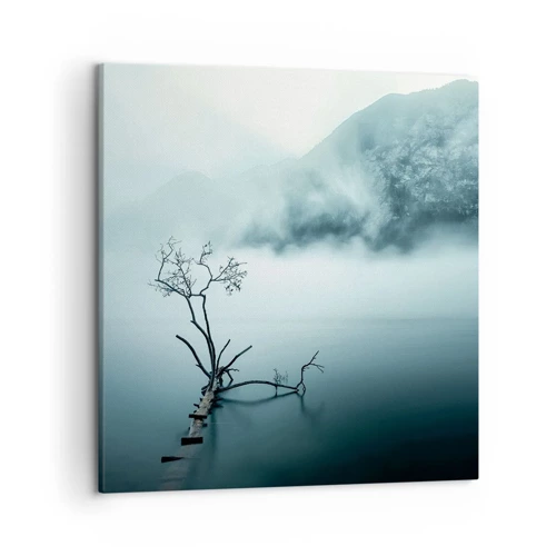 Bild auf Leinwand - Leinwandbild - Aus Wasser und Nebel - 50x50 cm