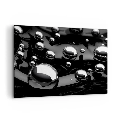 Bild auf Leinwand - Leinwandbild - Aus der schwarzen Wassertiefe - 120x80 cm