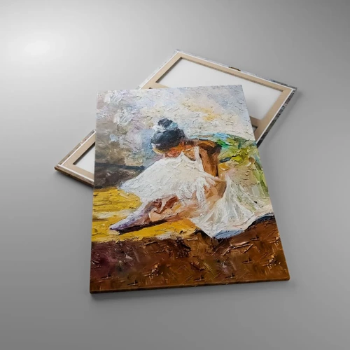 Bild auf Leinwand - Leinwandbild - Aus einem Gemälde von Degas - 80x120 cm