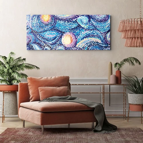 Bild auf Leinwand - Leinwandbild - Aus einem Gemälde von van Gogh - 120x50 cm