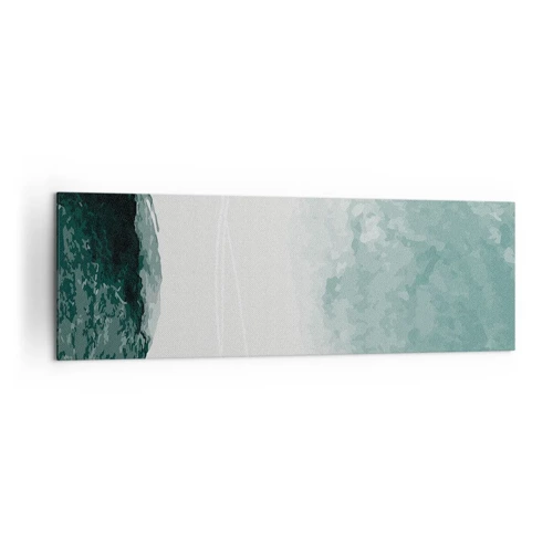 Bild auf Leinwand - Leinwandbild - Begegnung mit Nebel - 160x50 cm