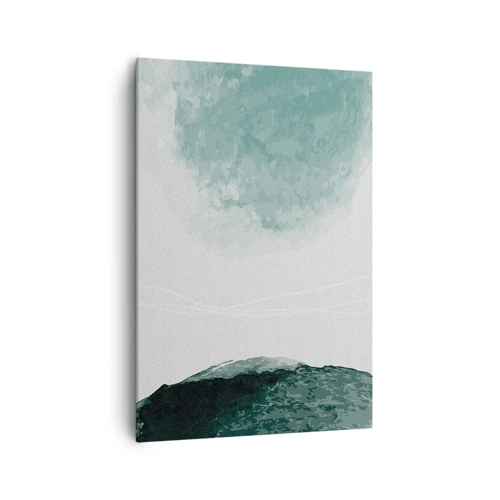 Bild auf Leinwand - Leinwandbild - Begegnung mit Nebel - 70x100 cm