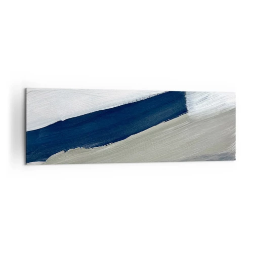 Bild auf Leinwand - Leinwandbild - Begegnung mit dem Weißsein - 160x50 cm