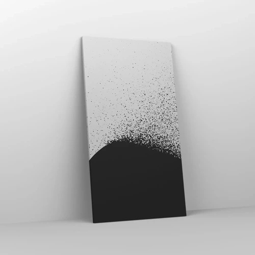 Bild auf Leinwand - Leinwandbild - Bewegung von Molekülen - 55x100 cm