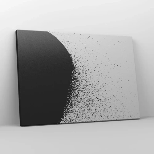 Bild auf Leinwand - Leinwandbild - Bewegung von Molekülen - 70x50 cm