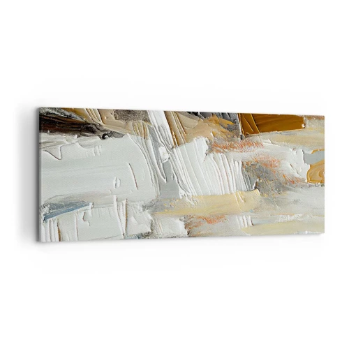 Bild auf Leinwand - Leinwandbild - Bunte Schichten - 120x50 cm