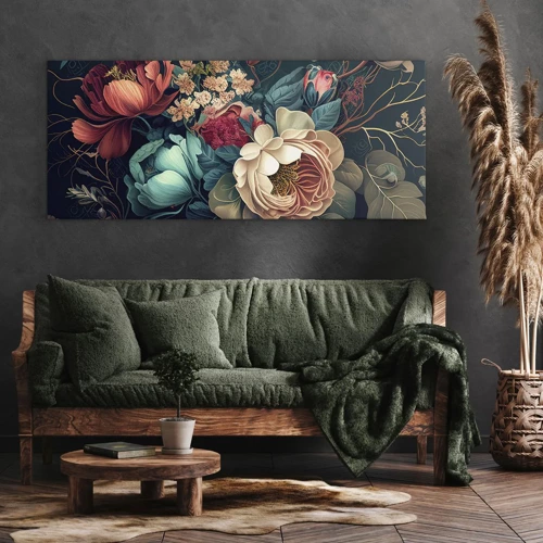 Bild auf Leinwand - Leinwandbild - Charme des 19. Jahrhunderts - 120x50 cm