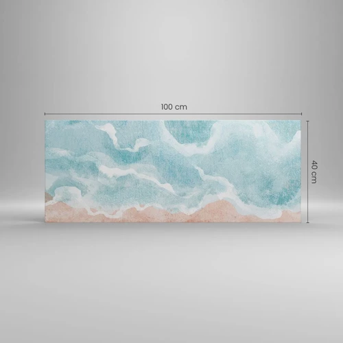 Bild auf Leinwand - Leinwandbild - Cloud-Abstraktion - 100x40 cm