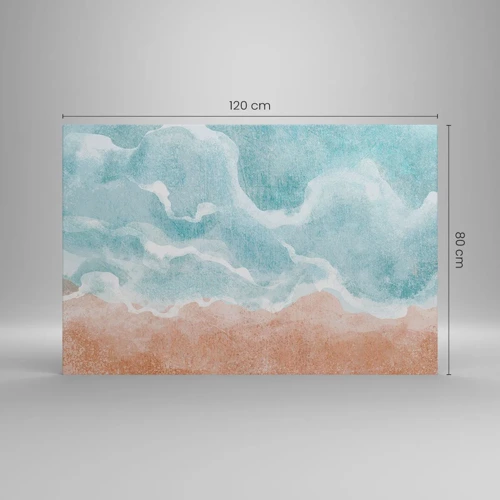 Bild auf Leinwand - Leinwandbild - Cloud-Abstraktion - 120x80 cm