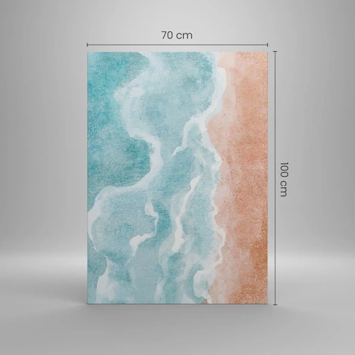 Bild auf Leinwand - Leinwandbild - Cloud-Abstraktion - 70x100 cm