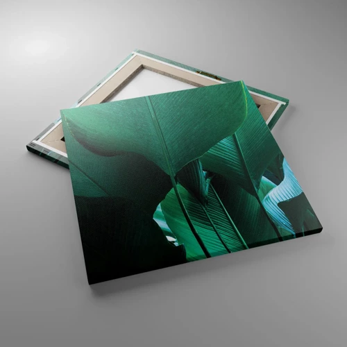 Bild auf Leinwand - Leinwandbild - Dem Licht zugewandt - 50x50 cm