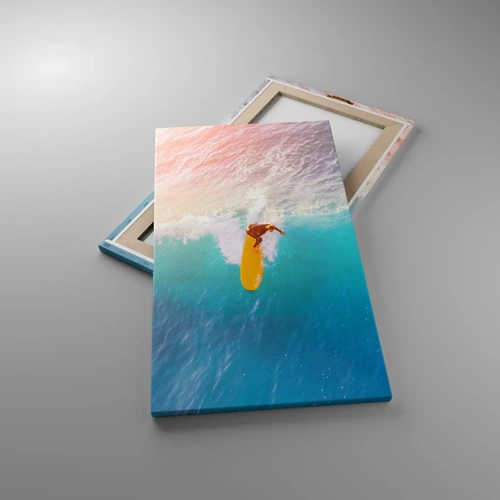 Bild auf Leinwand - Leinwandbild - Der Ozeanreiter - 45x80 cm