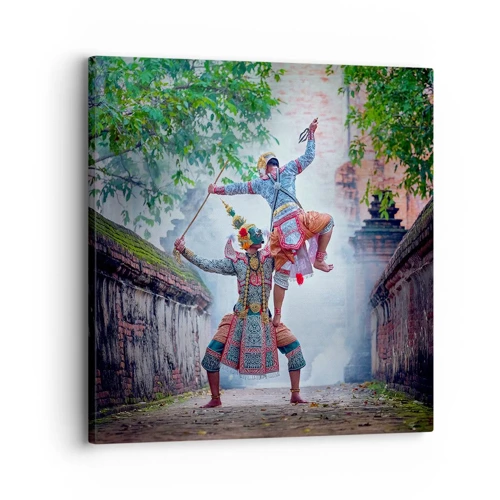 Bild auf Leinwand - Leinwandbild - Der Tanz ist umwerfend schön - 30x30 cm