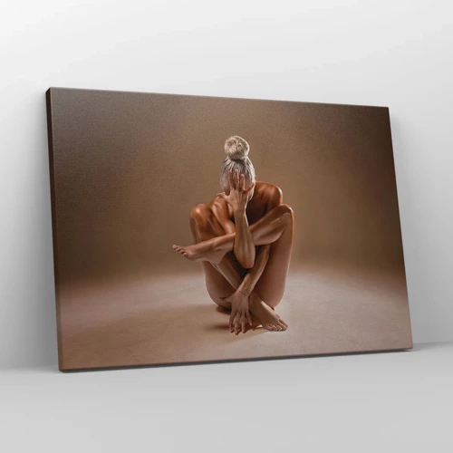 Bild auf Leinwand - Leinwandbild - Die Einheit von Körper und Geist - 70x50 cm