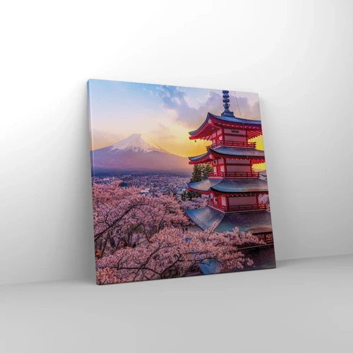 Bild auf Leinwand - Leinwandbild - Die Essenz des japanischen Geistes - 40x40 cm