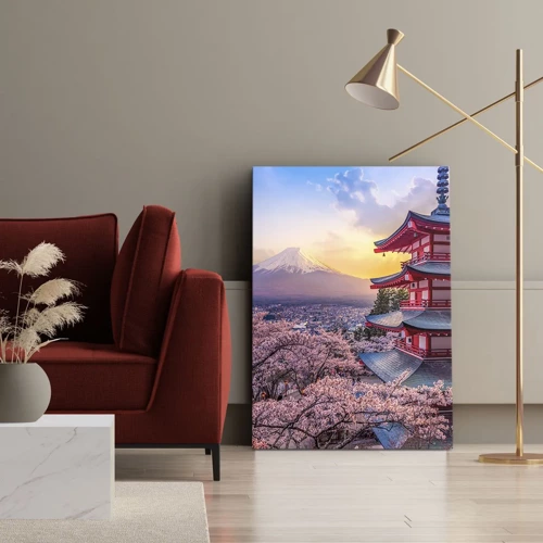 Bild auf Leinwand - Leinwandbild - Die Essenz des japanischen Geistes - 45x80 cm