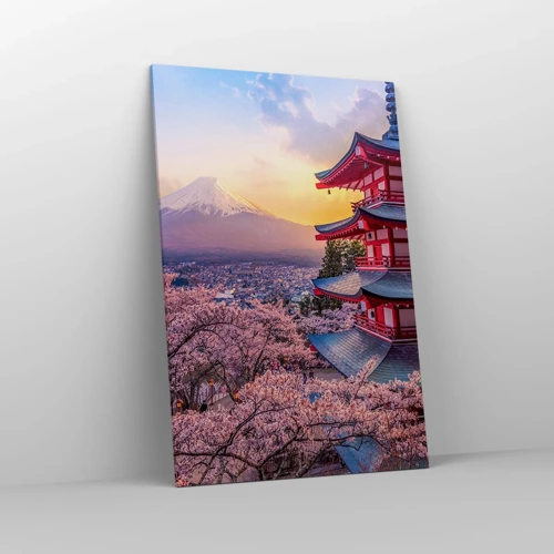 Bild auf Leinwand - Leinwandbild - Die Essenz des japanischen Geistes - 80x120 cm