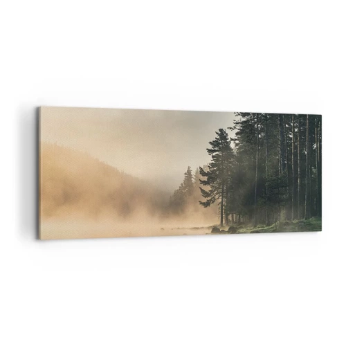 Bild auf Leinwand - Leinwandbild - Die Geburt des Tages - 100x40 cm