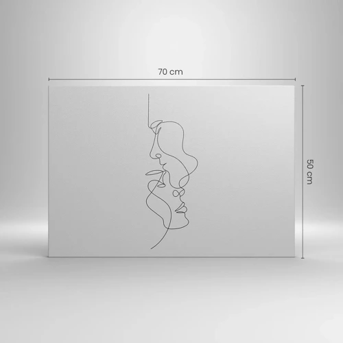 Bild auf Leinwand - Leinwandbild - Die Hitze bitterer Begierden - 70x50 cm