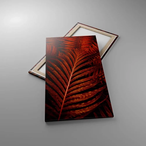 Bild auf Leinwand - Leinwandbild - Die Hitze des Lebens - 55x100 cm
