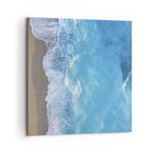 Bild auf Leinwand - Leinwandbild - Die Kraft des Blaus - 60x60 cm