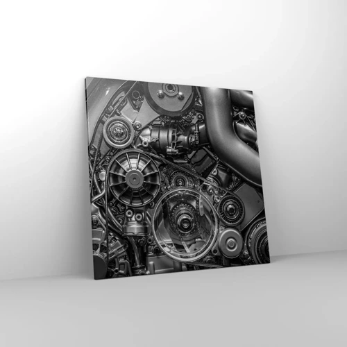 Bild auf Leinwand - Leinwandbild - Die Poesie der Mechanik - 70x70 cm