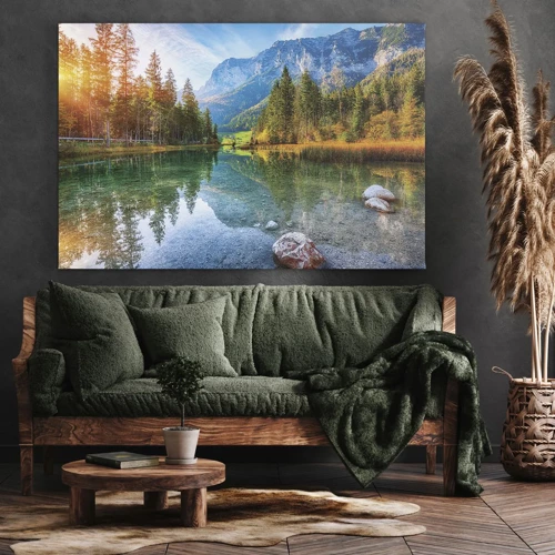 Bild auf Leinwand - Leinwandbild - Die Sanftheit des Herbstes - 70x50 cm