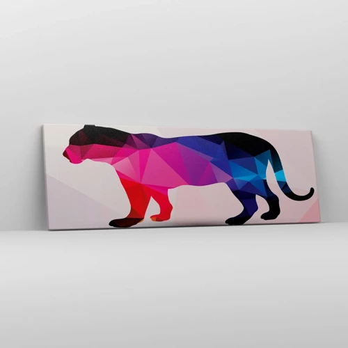 Bild auf Leinwand - Leinwandbild - Diment Panther - 90x30 cm