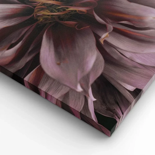 Bild auf Leinwand - Leinwandbild - Ein Blumenherz - 100x40 cm