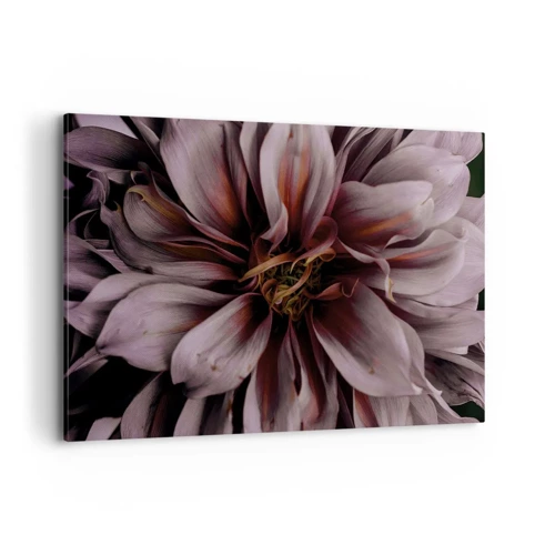 Bild auf Leinwand - Leinwandbild - Ein Blumenherz - 120x80 cm