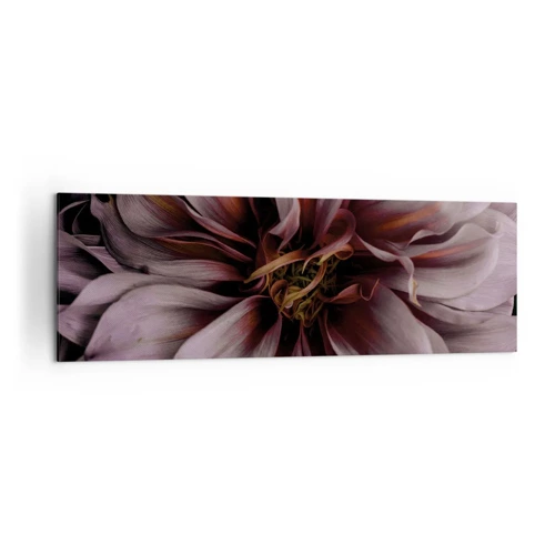 Bild auf Leinwand - Leinwandbild - Ein Blumenherz - 160x50 cm