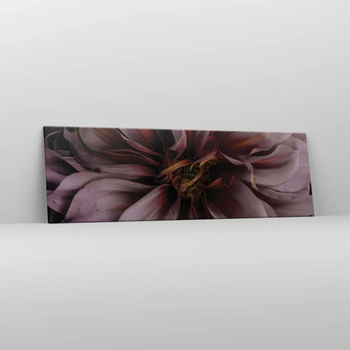 Bild auf Leinwand - Leinwandbild - Ein Blumenherz - 160x50 cm