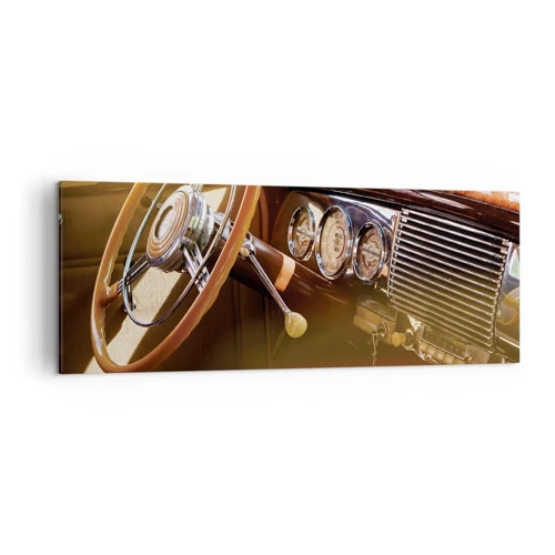 Bild auf Leinwand - Leinwandbild - Ein Hauch von Luxus aus der Vergangenheit - 140x50 cm