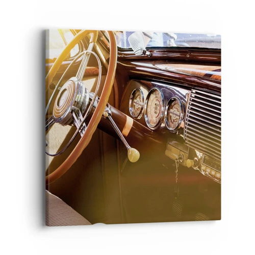 Bild auf Leinwand - Leinwandbild - Ein Hauch von Luxus aus der Vergangenheit - 40x40 cm