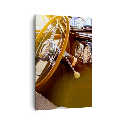 Bild auf Leinwand - Leinwandbild - Ein Hauch von Luxus aus der Vergangenheit - 80x120 cm